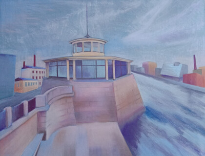 городской пейзаж, набережная