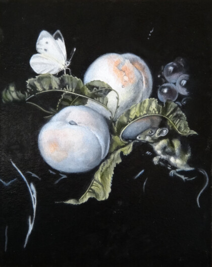 Копия "Натюрморт с мышью" Виллема Ван Аэлста