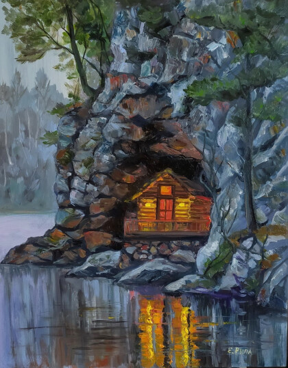 На горном озере