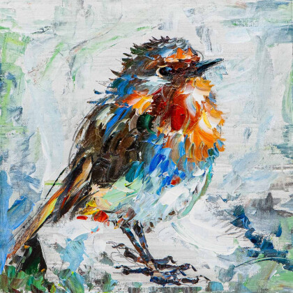 Зарянка. Певчая птичка