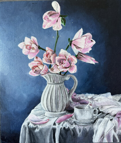 Розовые цветы