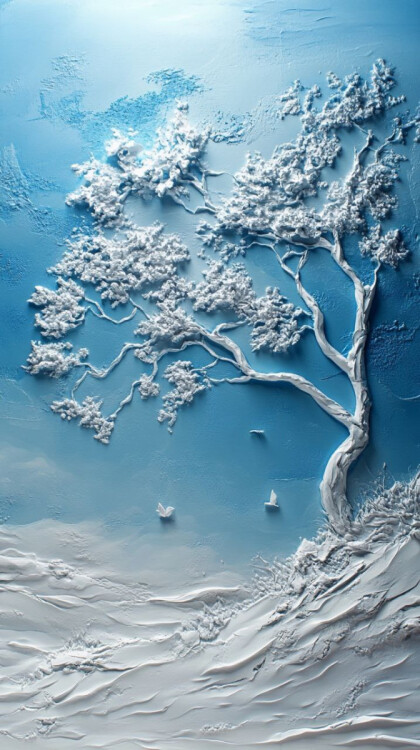 Снежное дерево