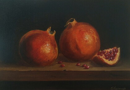 Натюрморт с гранатами