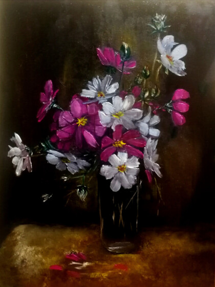 Натюрморт, с цветами