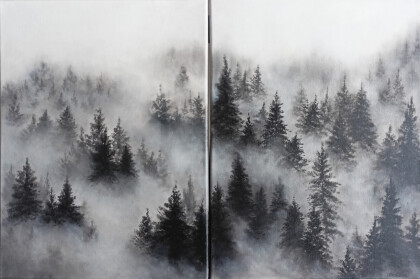 Диптих "Утренняя дымка"