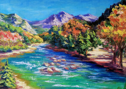 Ранняя осень в горах