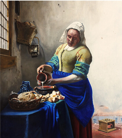 Копия "Молочница" Вермеера