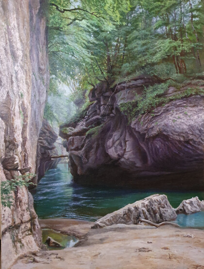 Горное ущелье