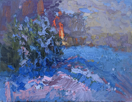 Догорает день