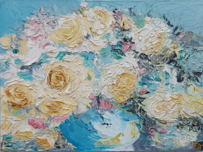 "Натюрморт. Нежность роз"