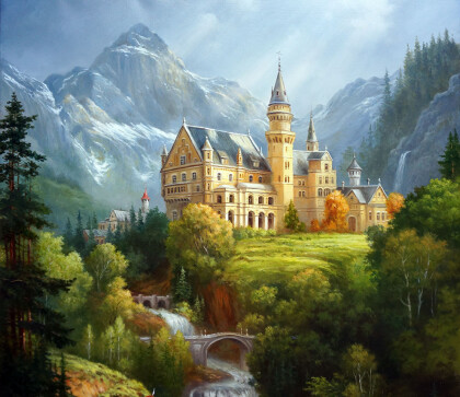 Замок в горах