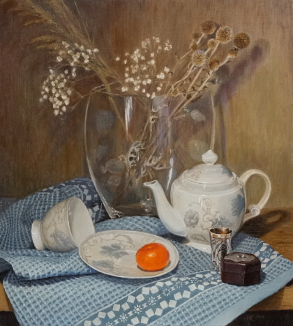 Натюрморт с чайным сервизом