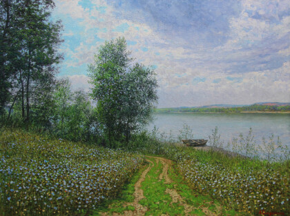 На Волжском берегу