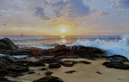 Закат над океаном