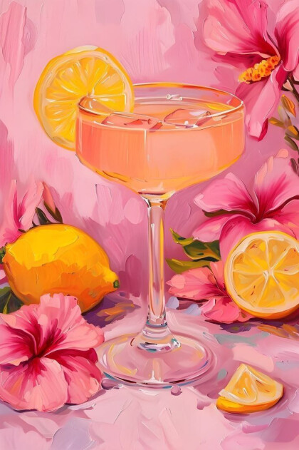 Летний освящающий натюрморт с лимонадом