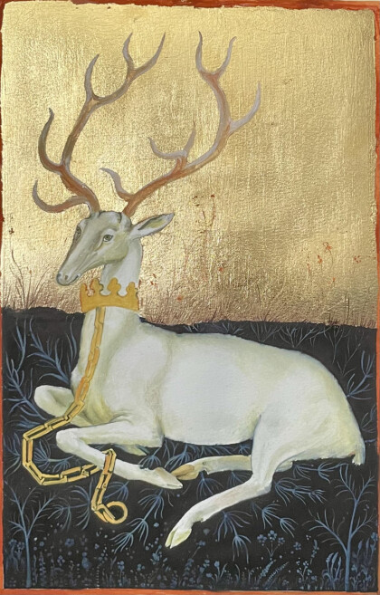 Белый олень