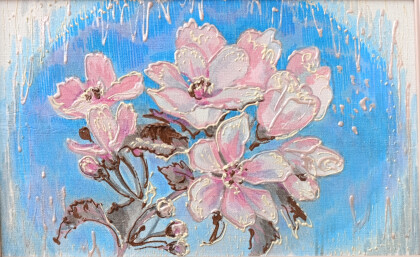 Магнолия. Декоративная техника. ZhNataly