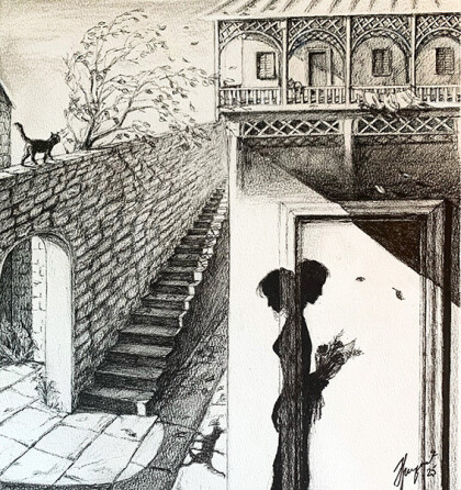 Тайное свидание в ветренный день