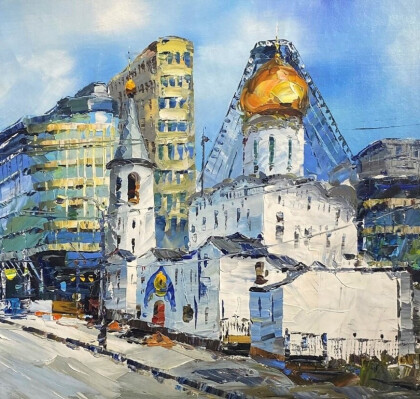 Белорусская. Вид на Белую площадь