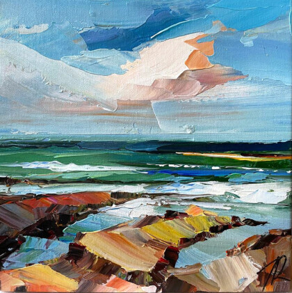 Медитация на морском берегу