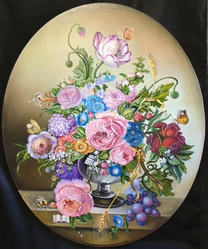 Копия картины Хильгард Швамбергер Натюрморт