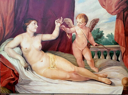 Копия Гвидо Рени — «Возлежащая Венера с Купидоном»