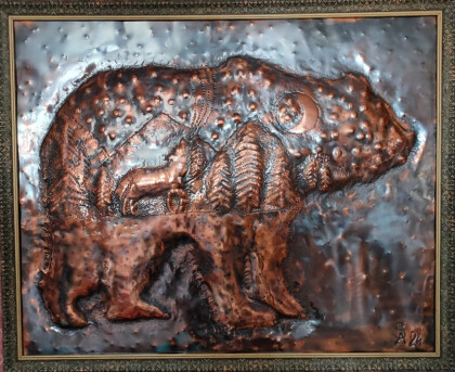 Мишка, Север и волк.