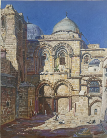 Фасад Храма гроба Господня в Иерусалиме (копия)