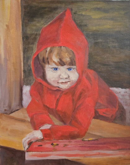 Малыш в красном