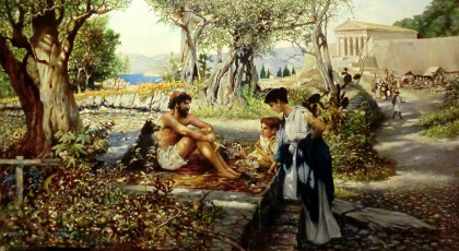 Греческий торговец (Дорога к святыне) коп с Семирадского