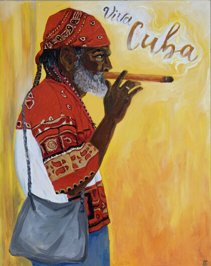 Кубинец с сигарой