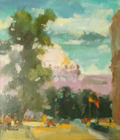 Городской пейзаж. Возле Оперного театра