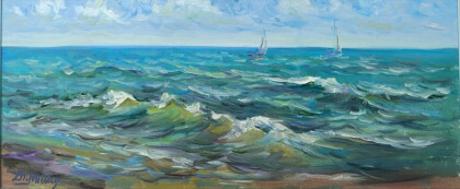 Моряк задул. Чёрное море. Пленэр ZhNataly