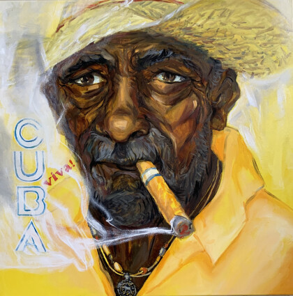 Кубинец с сигарой