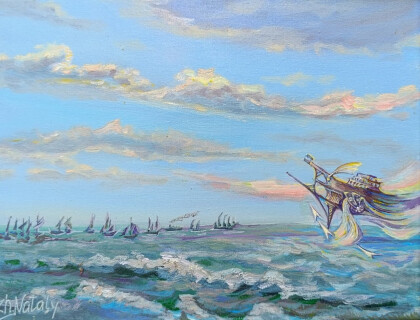 Летающая лодка. Проект «Сказочные миры ZhNataly».