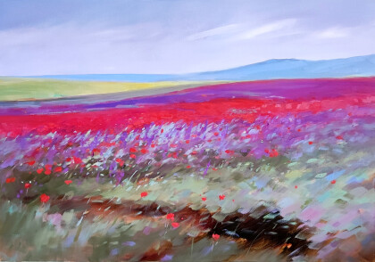 Маковые поля в Крыму