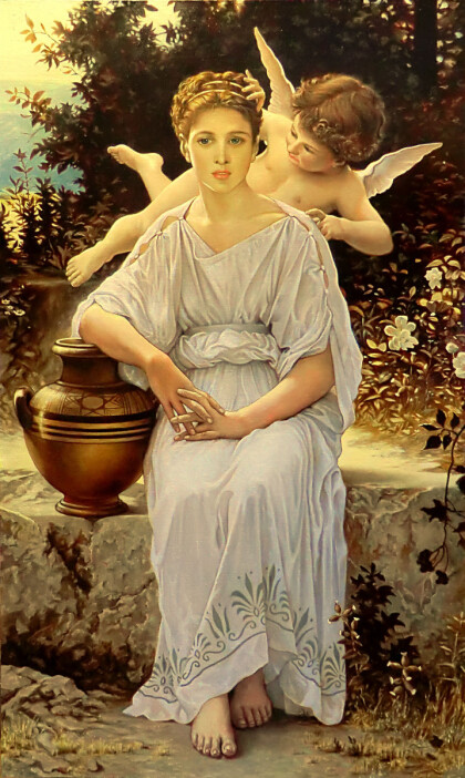 Юная любовь (копия Бугро)