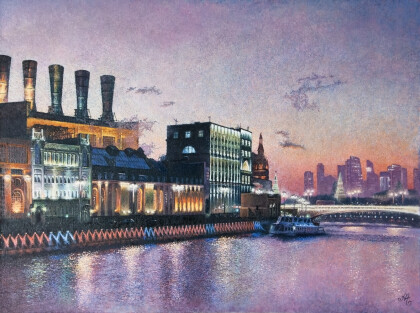 Вид на Раушскую набережную