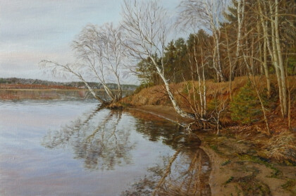 Осенний вечер на реке