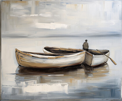 Тишина утренней лагуны