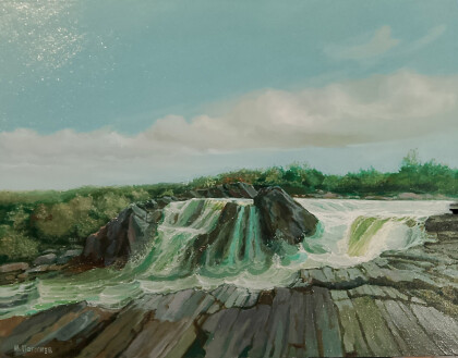 Водопад на р.Титовка