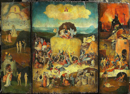 Босх. Воз сена.