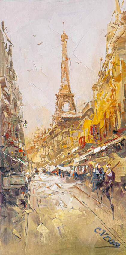 В ритме дождя. Прогулка по Парижу