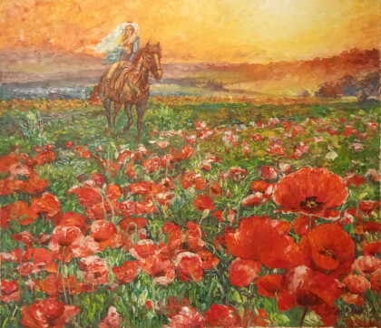 На маковом поле