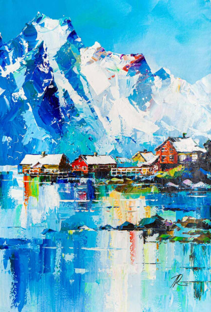 Душа хрустальной свежестью дышала. Северный пейзаж