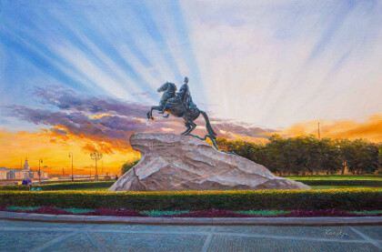 Медный всадник. Встречая рассвет
