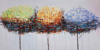 Абстракция «Деревья. Времена года N2»