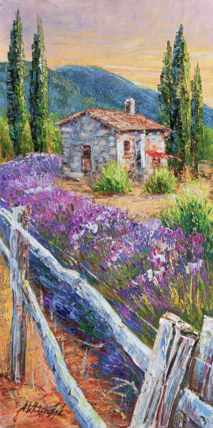 Закат с ароматом лаванды