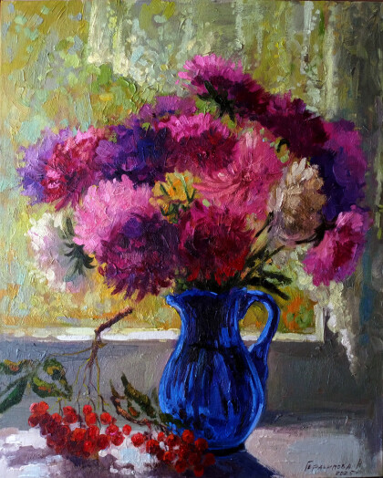 Августовские астры