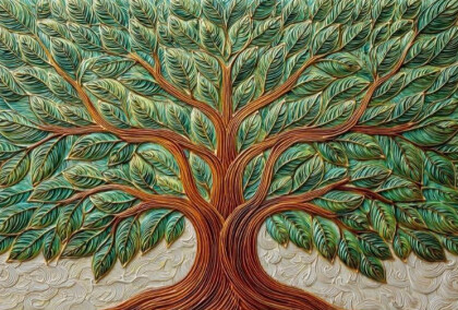 Вечно зеленое дерево